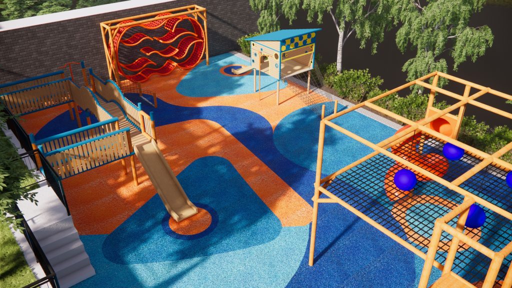 ESCORREGADOR PARA PLAYGROUNDS