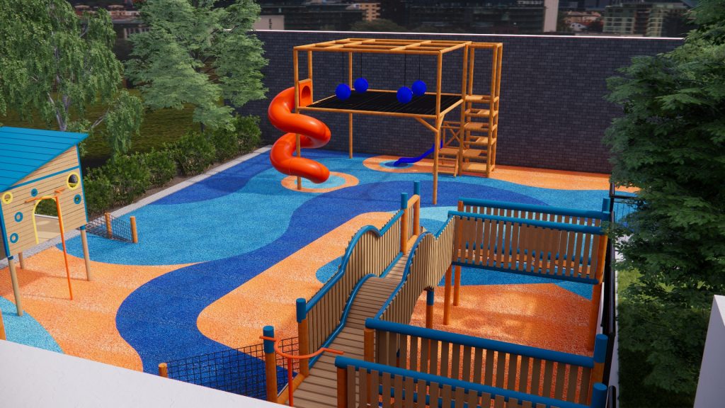 PLAYGROUND COM PISO EPDM
