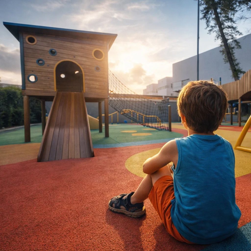 area de recreacao escolar moderna