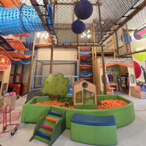 área infantil temática para evento esportivo